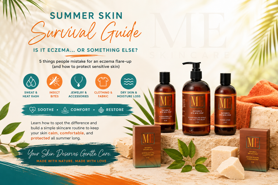 Summer Skin Survival Guide: 5 Things People Mistake for an Eczema Flare-Up (And How to Protect Sensitive Skin)